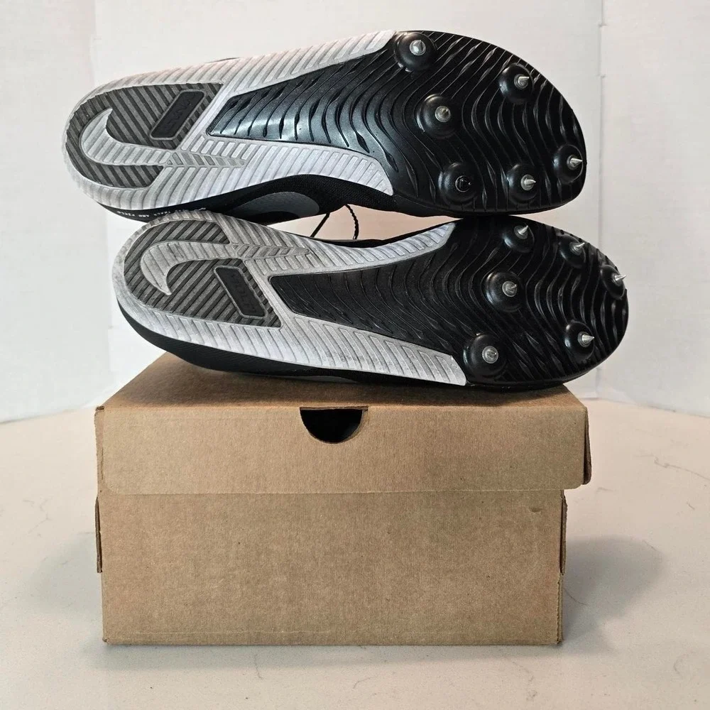 Nike Zoom Rival Black Metallic Track & Field Spikes FZ9664-001 Men's Size 10
